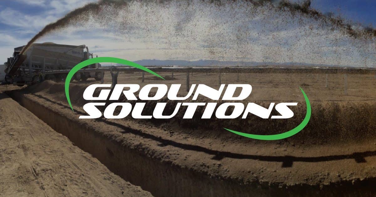 Blower Truck Service for Blown-in Mulch from Ground Solutions
